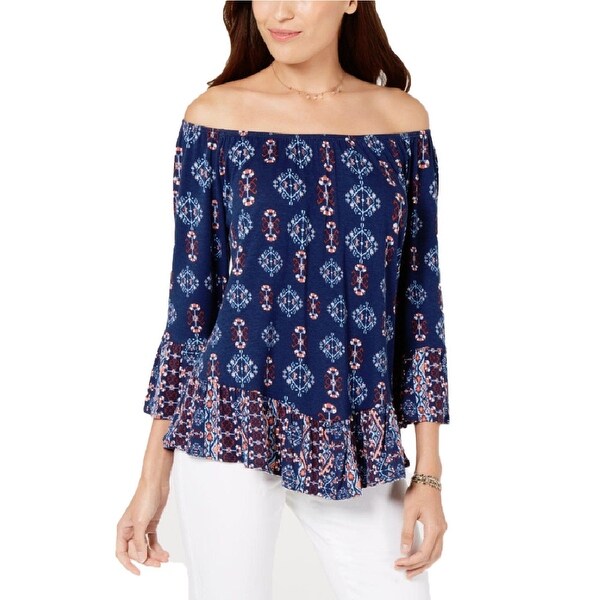 style & co cold shoulder top
