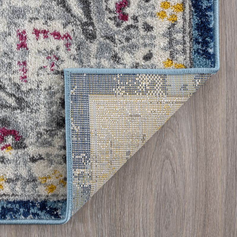 Gematria French Country Medallion Indoor Area Rug