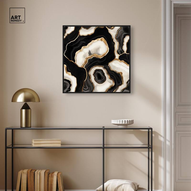 Coal Core Canvas by Art Remedy