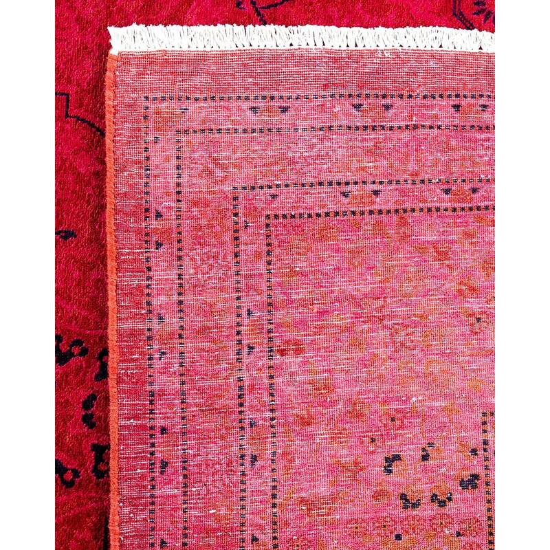 Fine Vibrance, One-of-a-Kind Hand-Knotted Area Rug - Pink, 6' 1" x 8' 10" - 6' 1" x 8' 10"