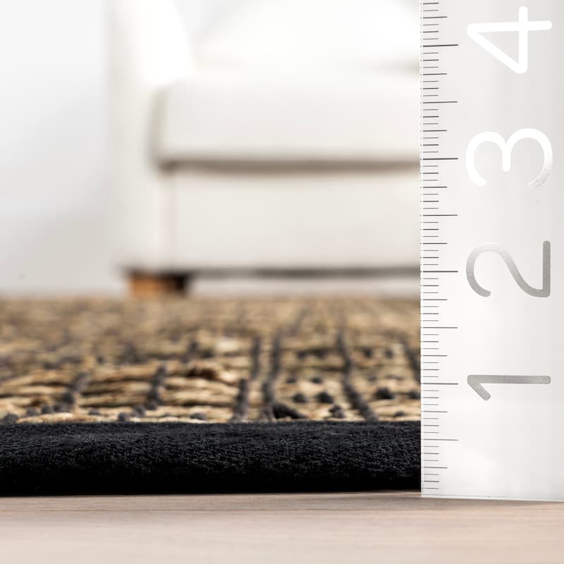 Nuloom Armani Geometric Seagrass Area Rug