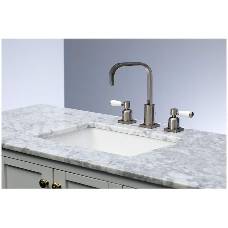 Kingston Brass Paris 1.2 GPM Widespread Bathroom Faucet with Pop-Up