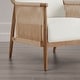 preview thumbnail 36 of 35, Spruce & Spring Lynn Accent Chair with Braid Wood Arm