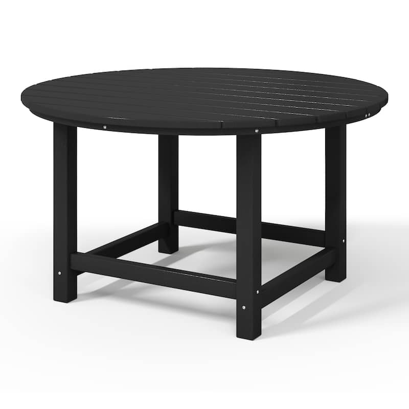 Polytrends Laguna Kids Outdoor 38" Round Poly Dining Table for Children