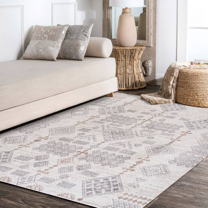 JONATHAN Y Imlil Berber Diamond Geometric Area Rug