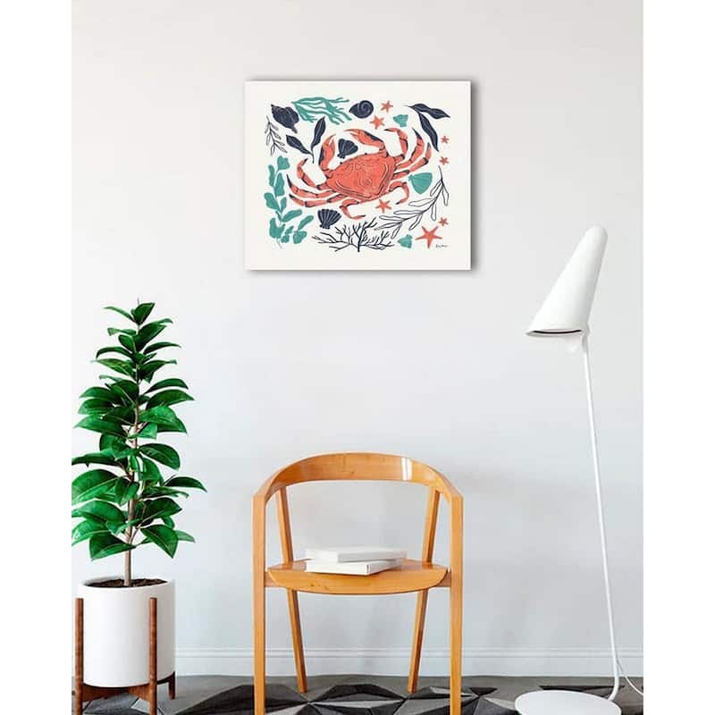 Coastal Reef II Art Poster - Print On Demand - 24 x 24 Inch