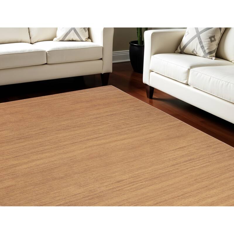 Codu Power Loomed Modern Low Pile Area Rug By HomeRoots - 118' X '94' X '0.25 - 118' X '94' X '0.25 - Copper - Rectangle