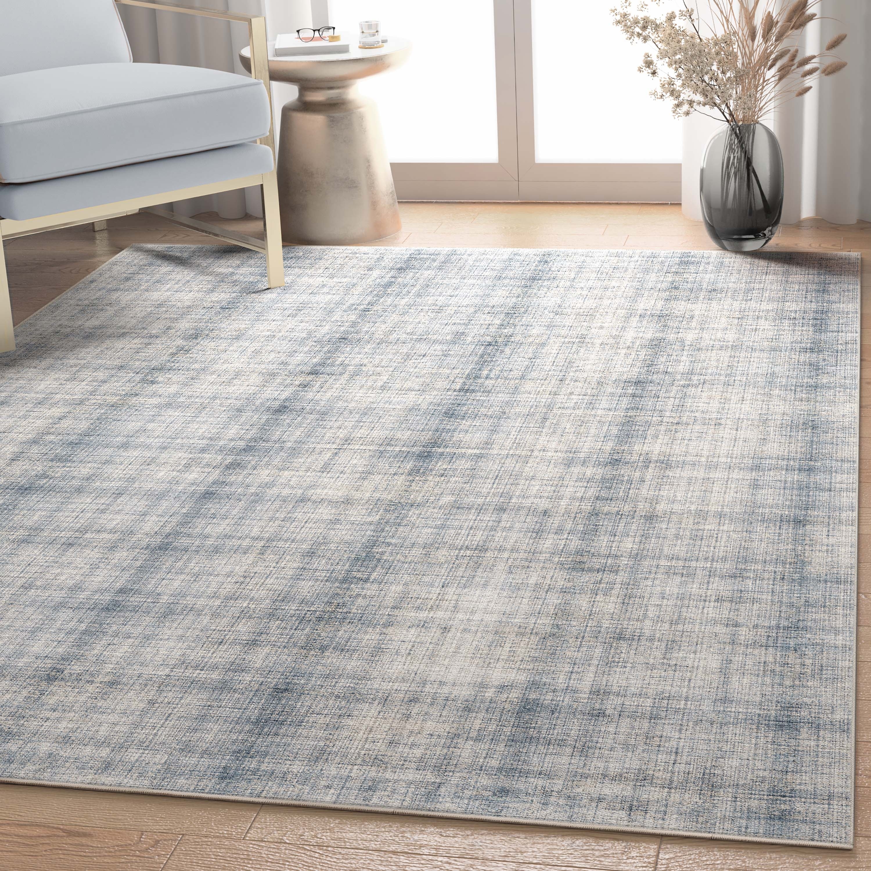 Well Woven Abstract Rio Retro Plaid Flat-Weave Machine Washable Area Rug