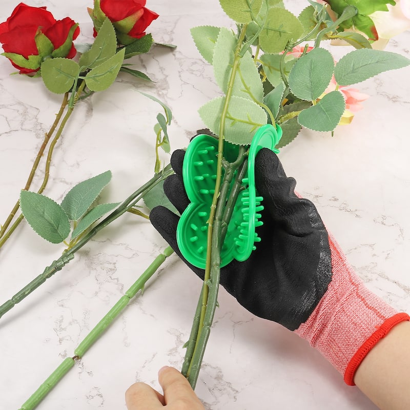 2pcs Rose Stem Leaf Thorn Stripper Remover Tool Leaf Stripping Tool