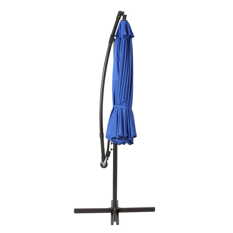 Weller 10-foot Offset Cantilever Hanging Patio Umbrella