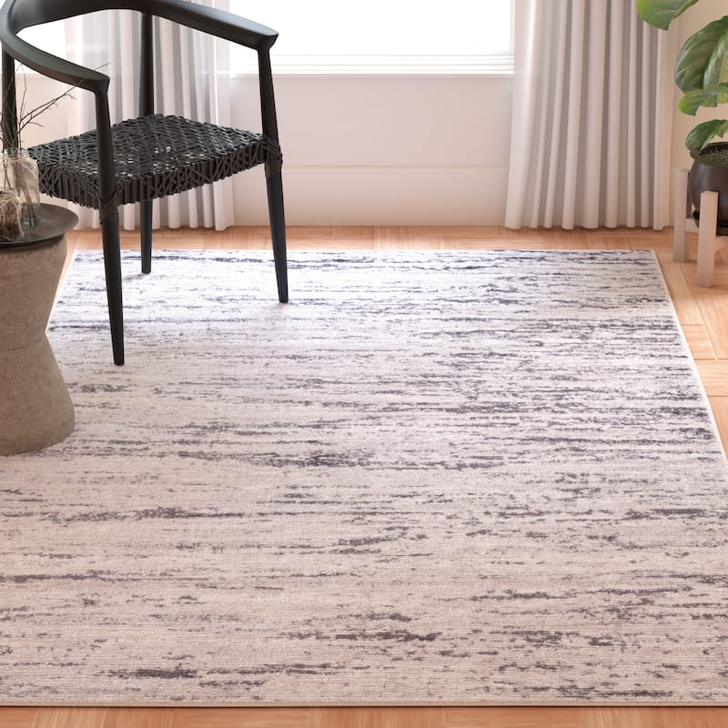 SAFAVIEH Amelia Agda Abstract Rug - 6' x 8' - Light Grey/Charcoal