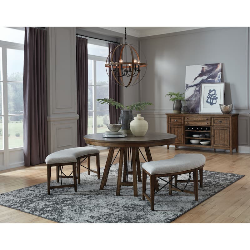 Magnussen Home Bay Creek Toasted Nutmeg Buffet - 66''W x 19''D x 36''H
