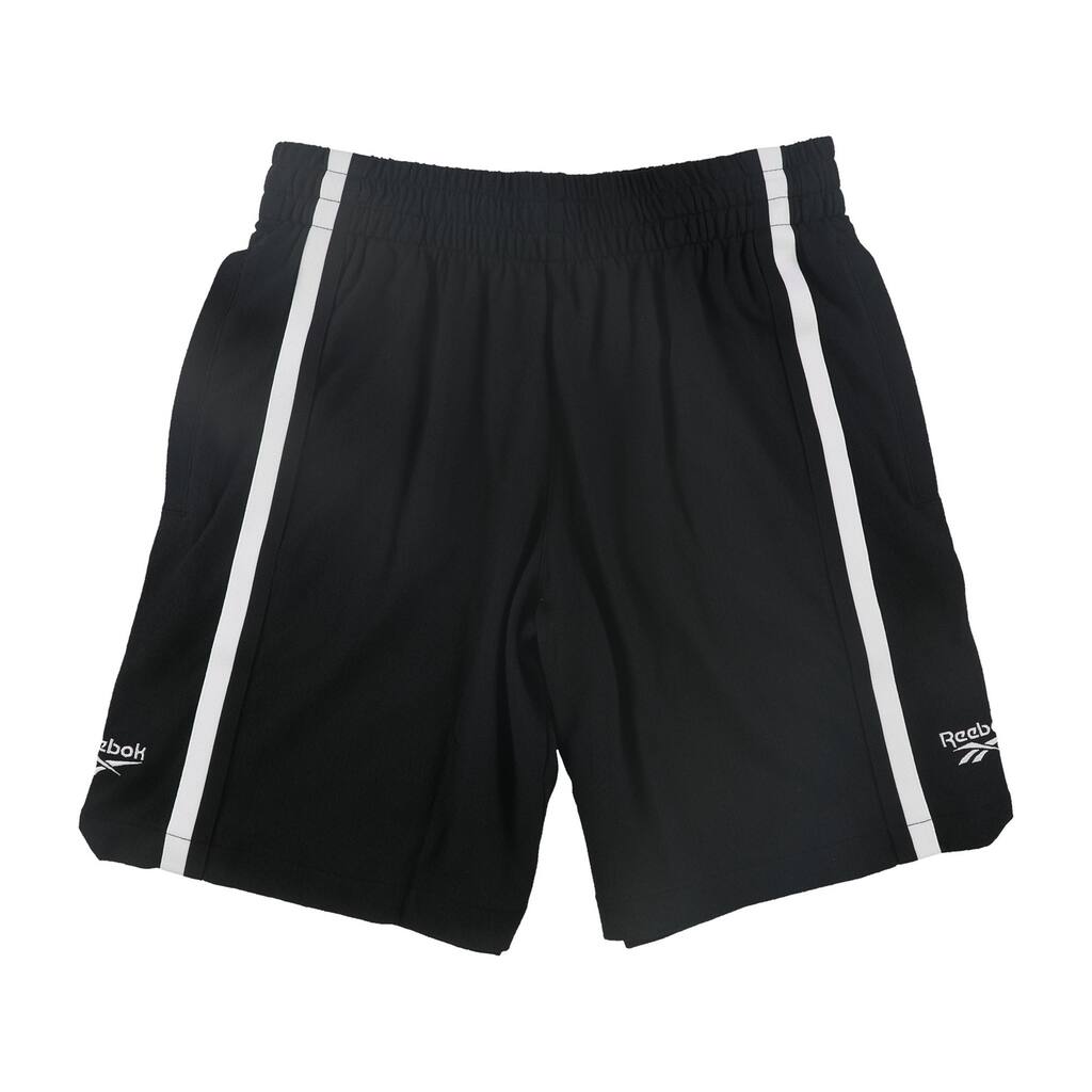 Reebok Mens Classics Athletic Workout Shorts, black, M, Black, Medium