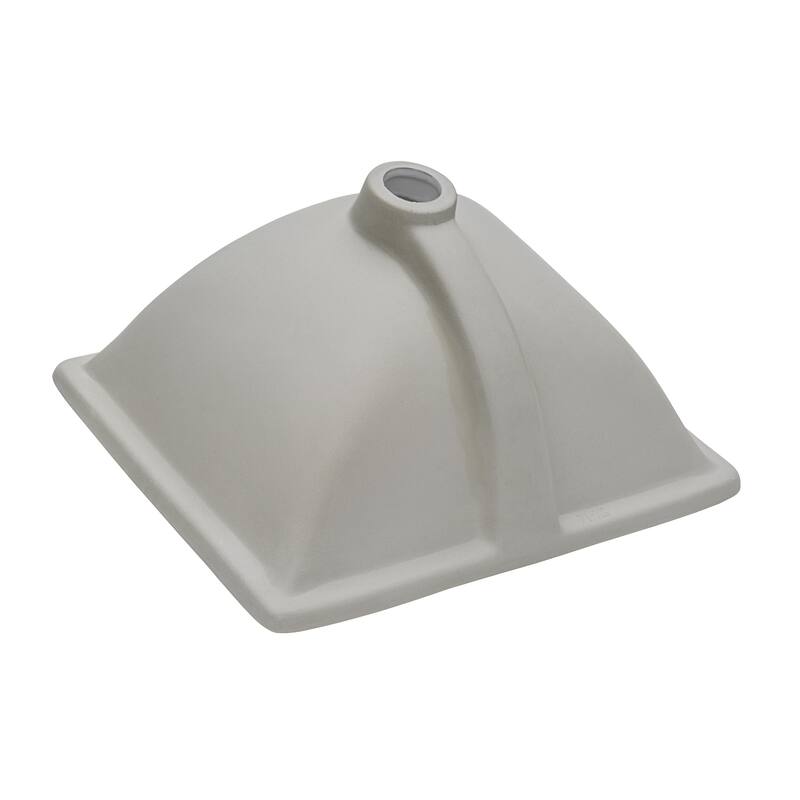 Ruvati 18 x 13 inch Undermount Bathroom Vanity Sink White Rectangular Porcelain Ceramic with Overflow - RVB0718