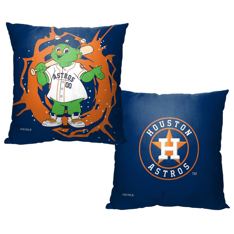 MLB Mascots Houston Astros Printed Throw Pillow On Sale Bed Bath