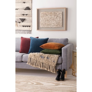 Vesey Velvet 20-inch Throw Pillow