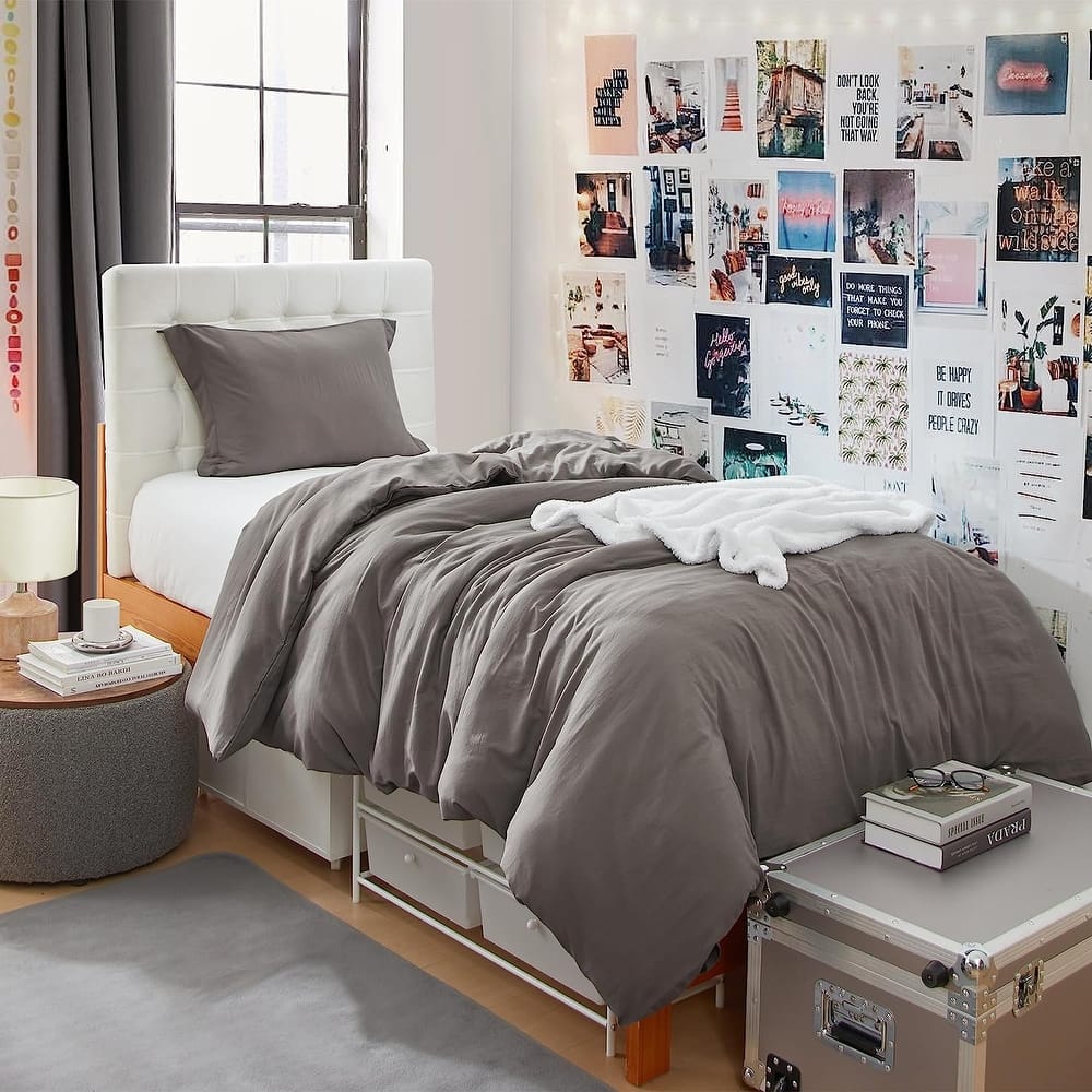 Natural Loft Twin XL Duvet Cover Set