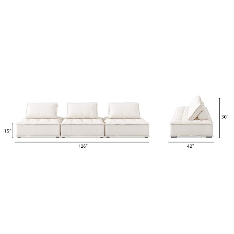 Arwen Modern Modular Sectional Sofa Set