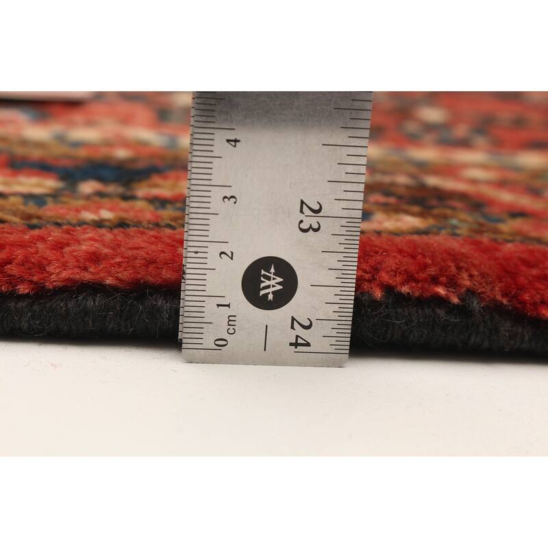 ECARPETGALLERY Hand-knotted Andelz Red Wool Rug - 2'9 x 10'3