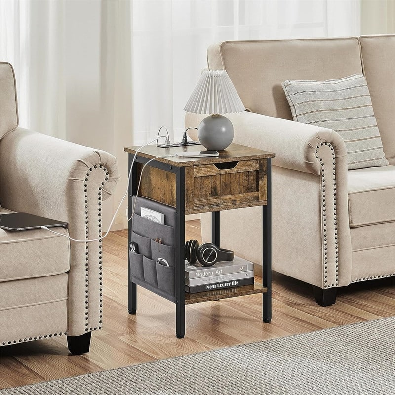 Nightstand with Charging Station