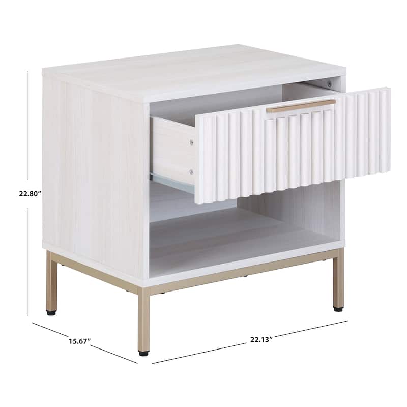 SAFAVIEH Home Lylia 1-Drawer Nightstand