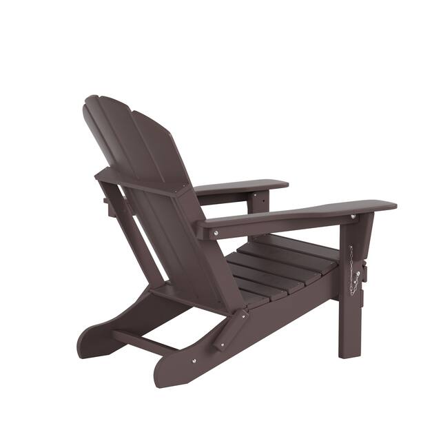 Laguna Outdoor Eco-Friendly Poly Folding Adirondack Chair (Set of 2)