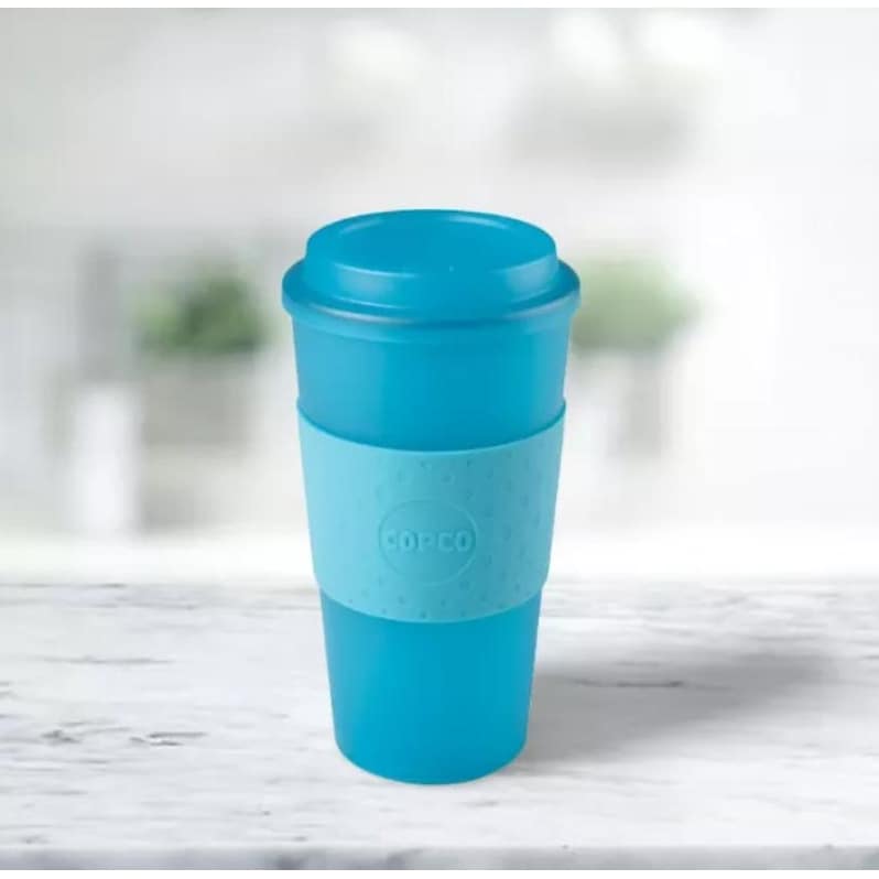 Copco Acadia coffee Mug 16 Ounce Plastic, Blue Navy