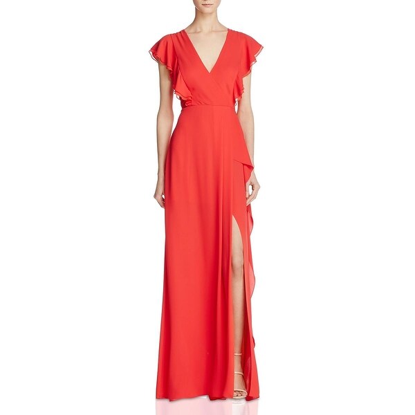 callie ruffled gown