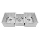 preview thumbnail 11 of 14, ZLINE 45" Breckenridge Undermount Triple Bowl Scratch Resistant Stainless Steel Kitchen Sink with Bottom Grid (SLT-45S)