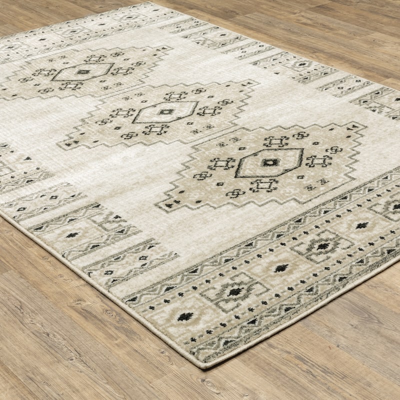 Style Haven Prescott Tribal Medallions Area Rug