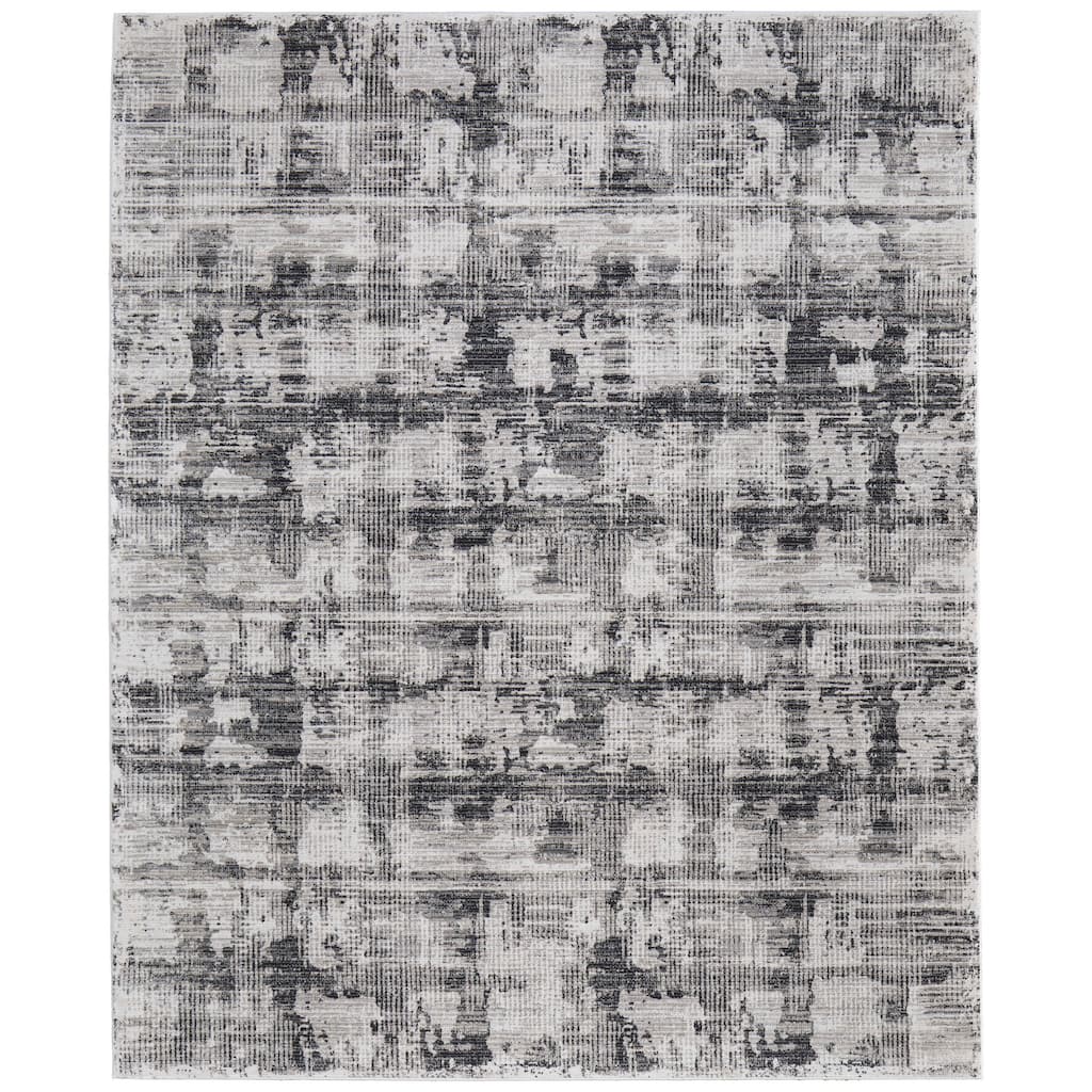 Grand Bazaar Maxin Machine Made Abstract Modern Area Rug