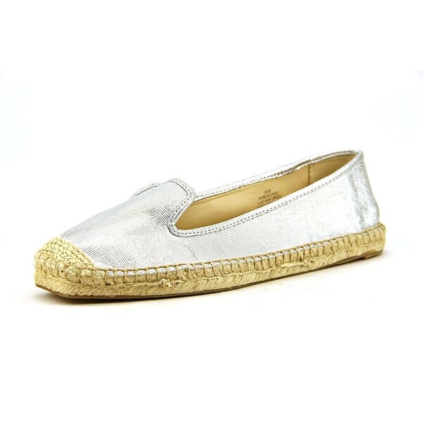 Nine West Beachin It Square Toe Leather Espadrille