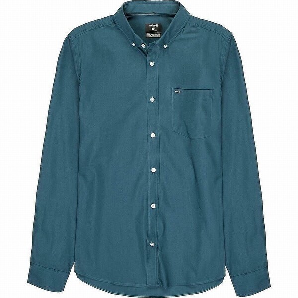 men's dri fit button down shirts