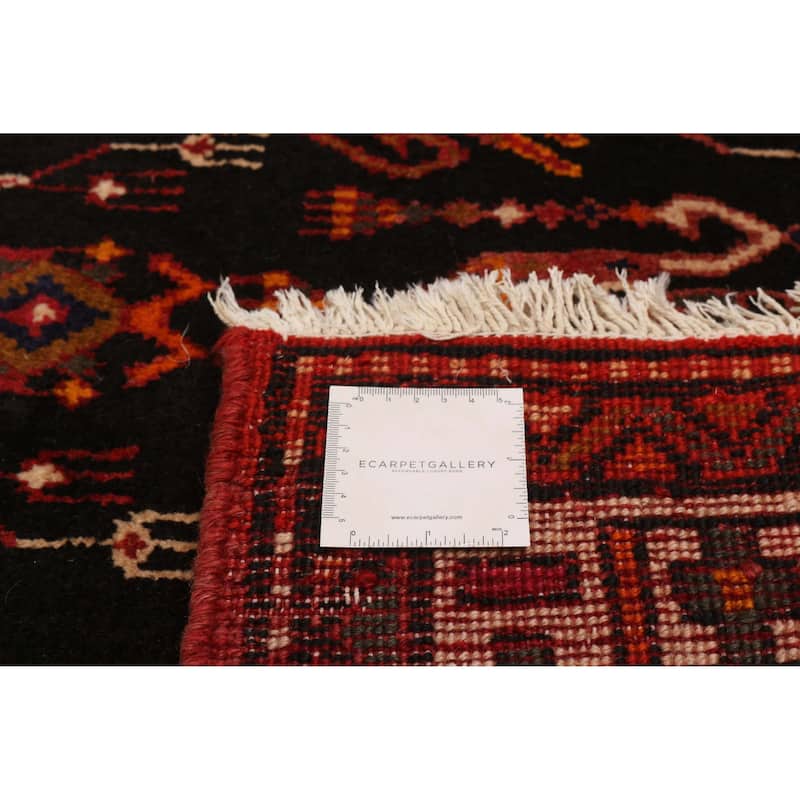 ECARPETGALLERY Hand-knotted Konya Anatolian Navy Wool Rug - 3'8 x 12'7