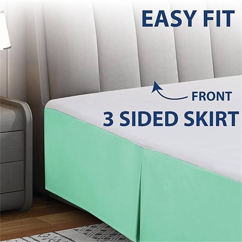 Microfiber Pleated Easy Fit Bed Skirt Bed Bath & Beyond 38973071