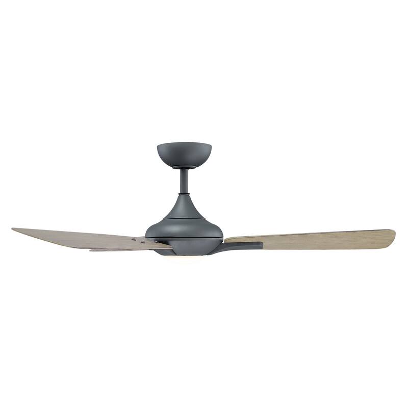 Mykonos 52 Inch 3-Blade Smart Fan with 6-Speed DC Motor and LED Light