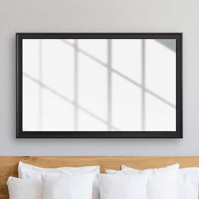 Frame My Mirror Black Framed Mirror, Kendall Design
