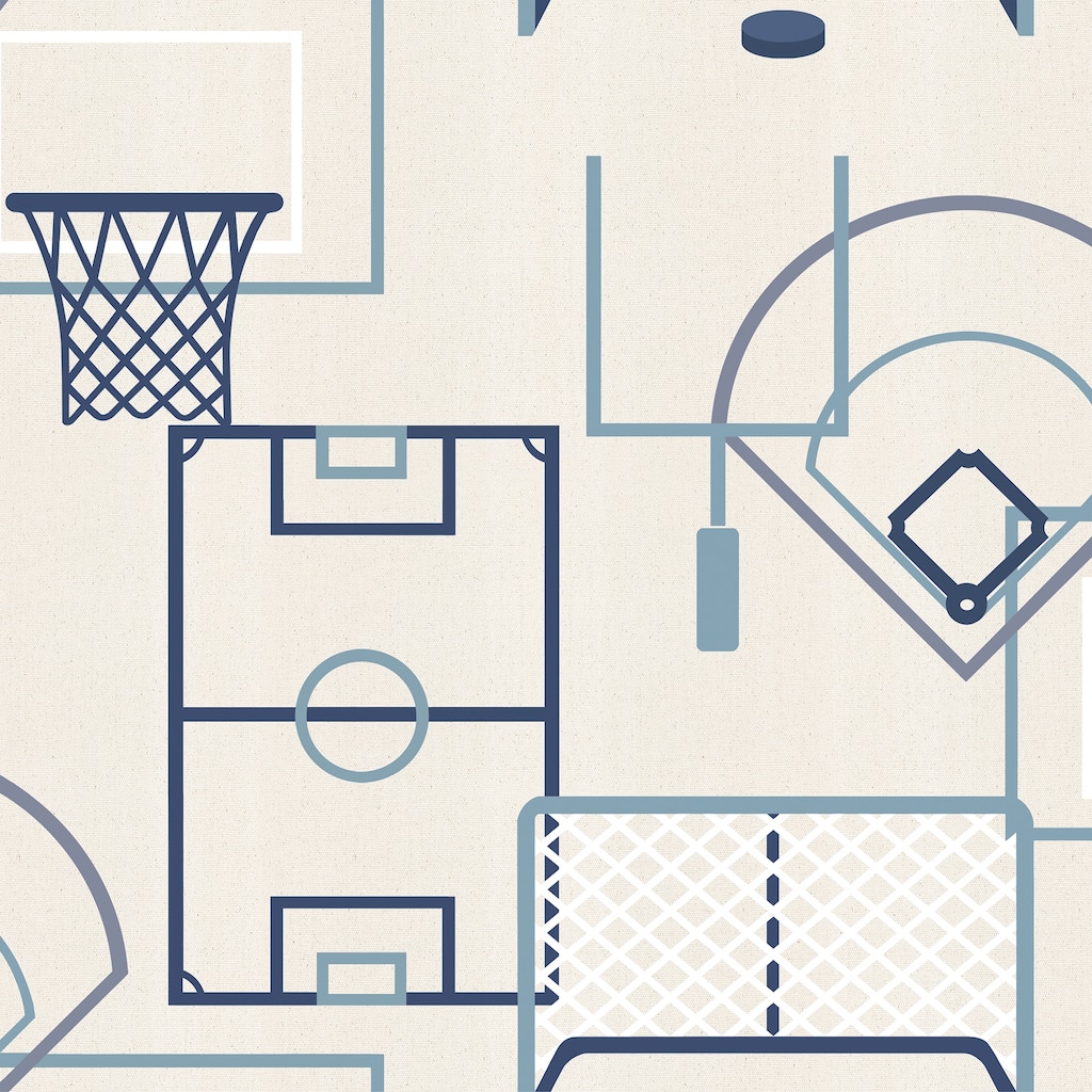 Veer Decor Sports Play Zone Peel and Stick Wallpaper