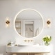preview thumbnail 12 of 12, Mid-century Modern Gold 2-Light Cylinder Wall Sconce Glass Bathroom Vanity Light - L 13.4'' x W 5.5''