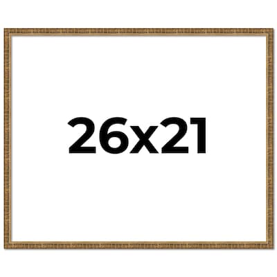 26x21 Frame Gold Picture Frame - Complete Modern Photo Frame Includes
