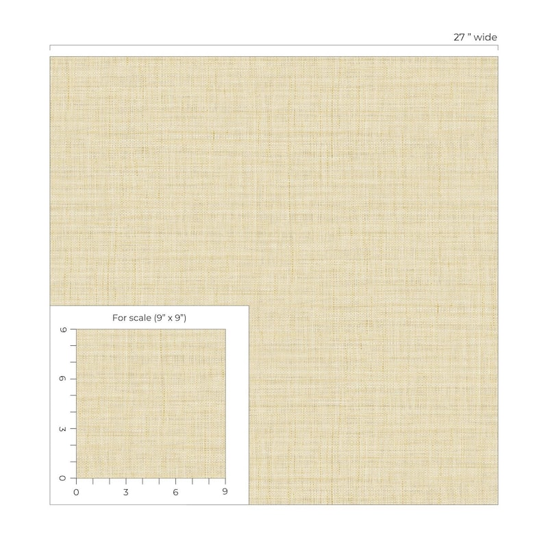 Seabrook Designs Harvest Twine Embossed Vinyl Unpasted Wallpaper