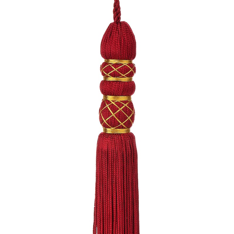 10.5" Heavy Tassel Ornament Set of 6
