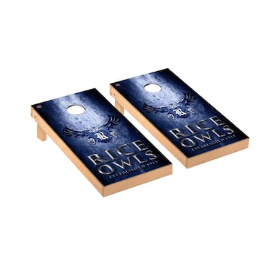 Rice Owls Museum Cornhole Board Set