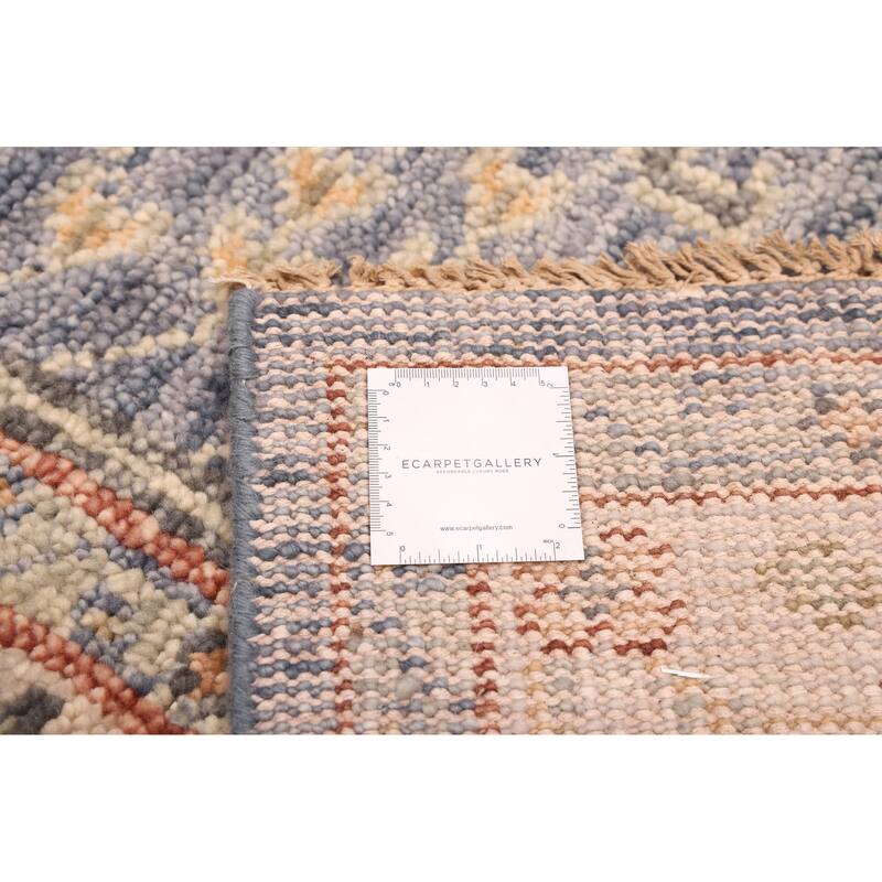 ECARPETGALLERY Hand-knotted Jules Serapi Dark Blue Wool Rug - 6'0 x 8'11