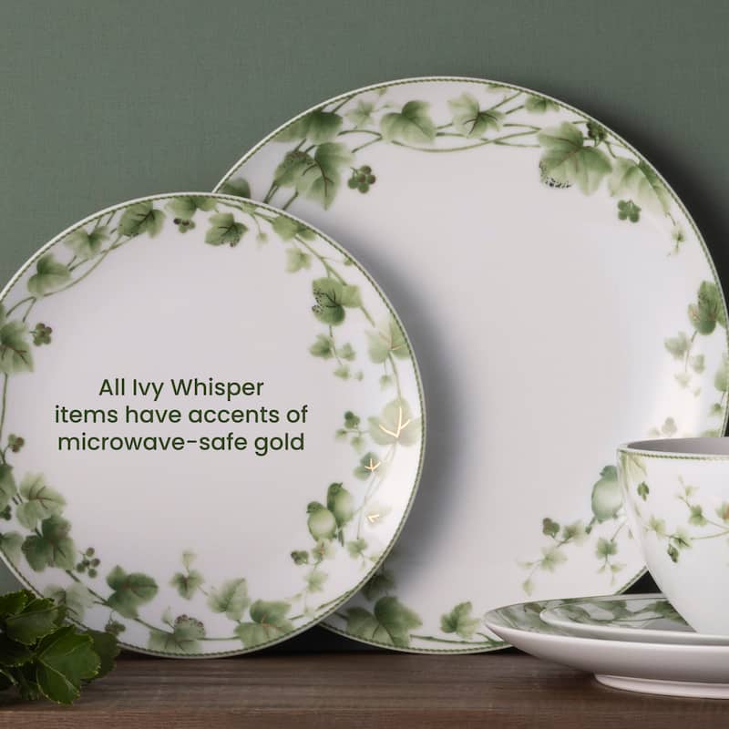 Ivy Whisper 12-Piece Dinnerware Set, Service for 4