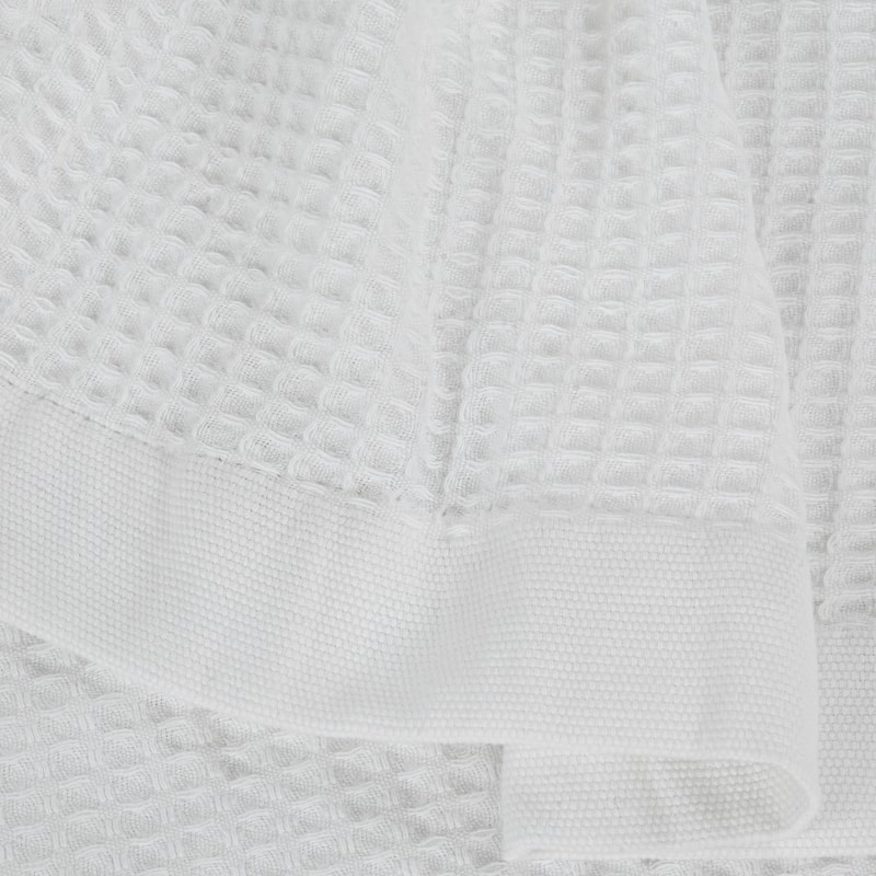 Pointehaven Long Staple Soft Cotton Waffle Blanket - 300 GSM - Hypoallergenic - Breathable - Moisture Absorbent