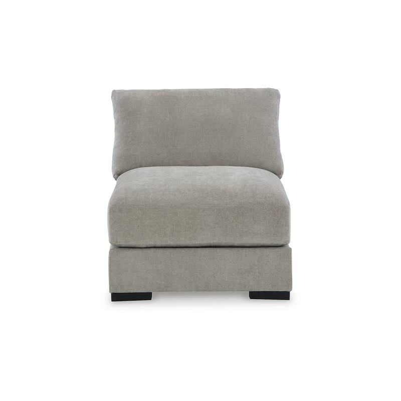 Signature Design by Ashley Aslan Court Gray 3-Piece Sofa Sectional - 109"W x 36"D x 42"H