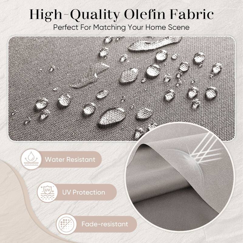 Pocassy 22x25x4" Cushion for Outdoor Swivel Chairs Sofa Set