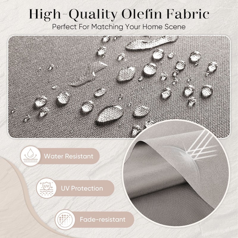 Pocassy 22x25x4" Outdoor Cushion for Swivel Chairs Sofa Set