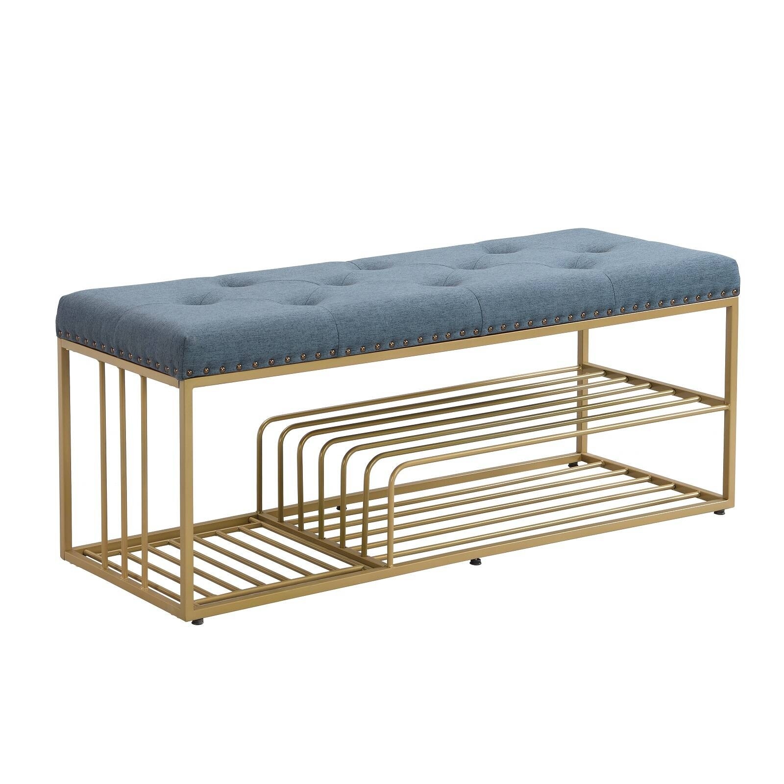 Gold best sale shoe bench